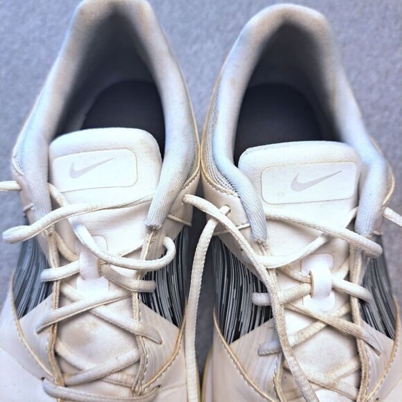 NIKE DELIGHT V LADY GOLF SHOES WOMENS SIZE 7.5 WHITE SOFT SPIKE POWER CHANNEL - Picture 9 of 10